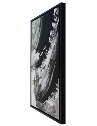 Cuadro decorativo Black & white abstract 1