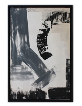 Cuadro decorativo Gray & white abstract 1