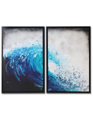 Cuadro decorativo Wave 2 piezas 1