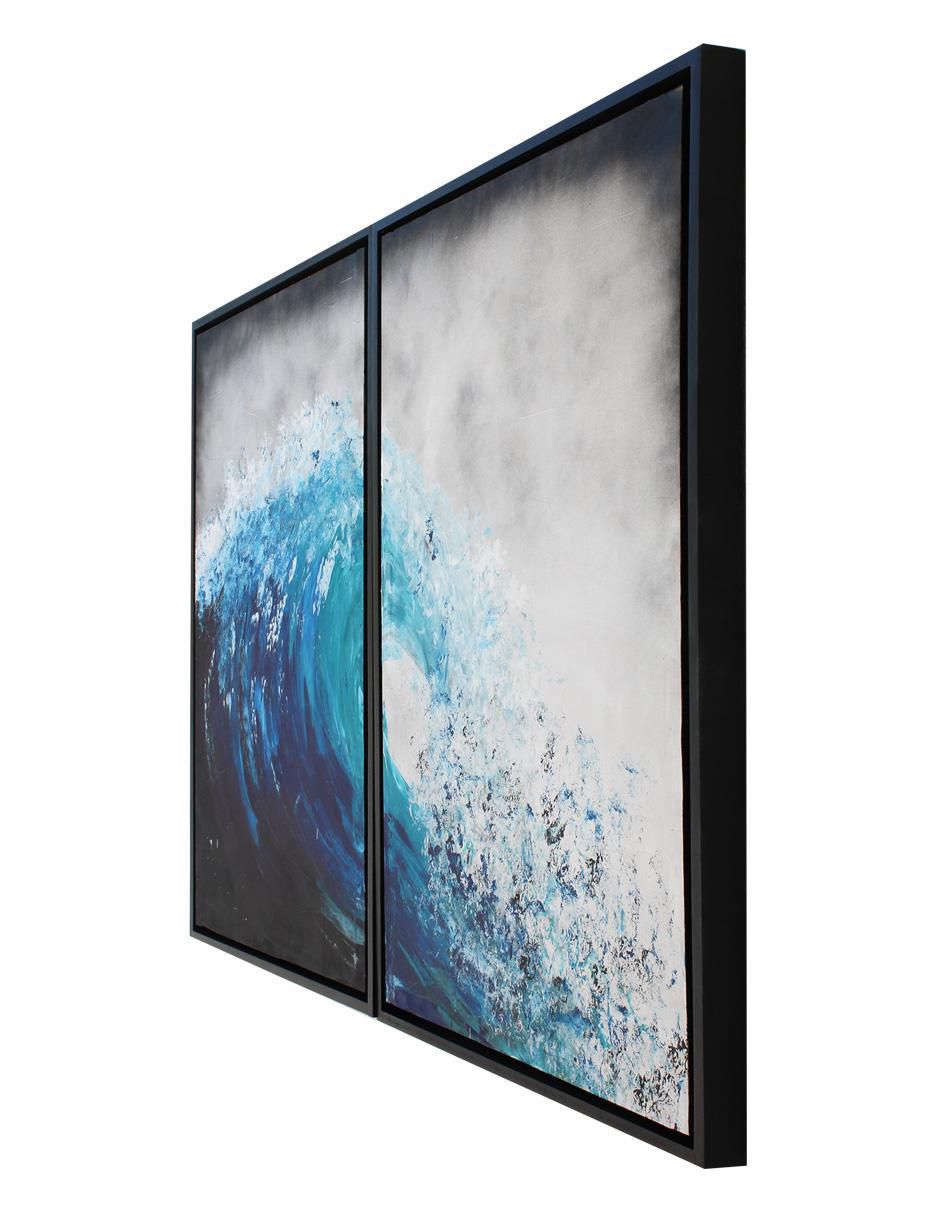 Cuadro decorativo Wave 2 piezas 5