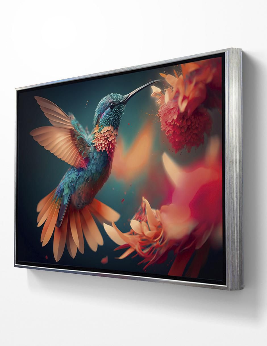 Pintura Colibrí técnica impresión Pintura Colibrí técnica impresión