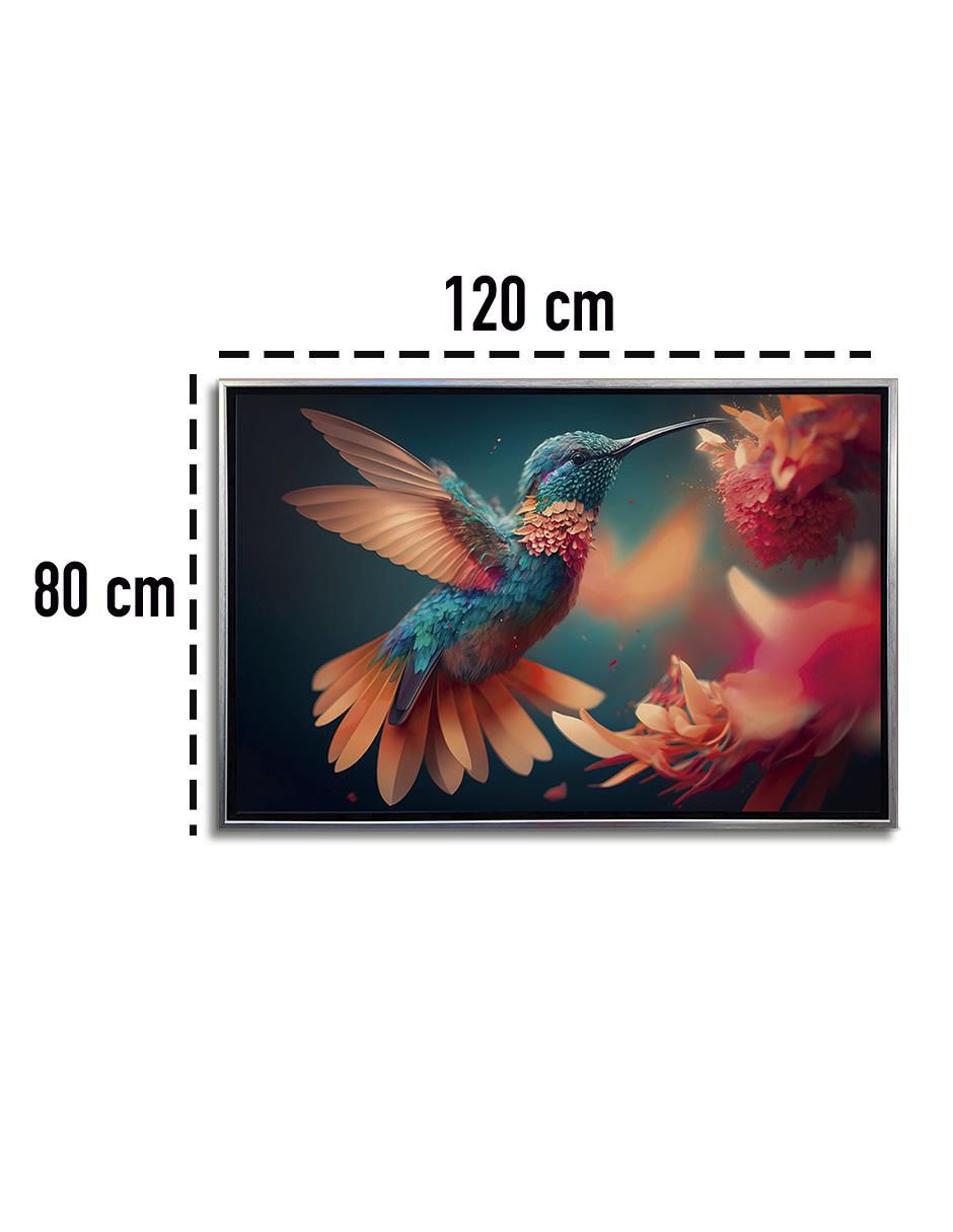 Pintura Colibrí técnica impresión 6