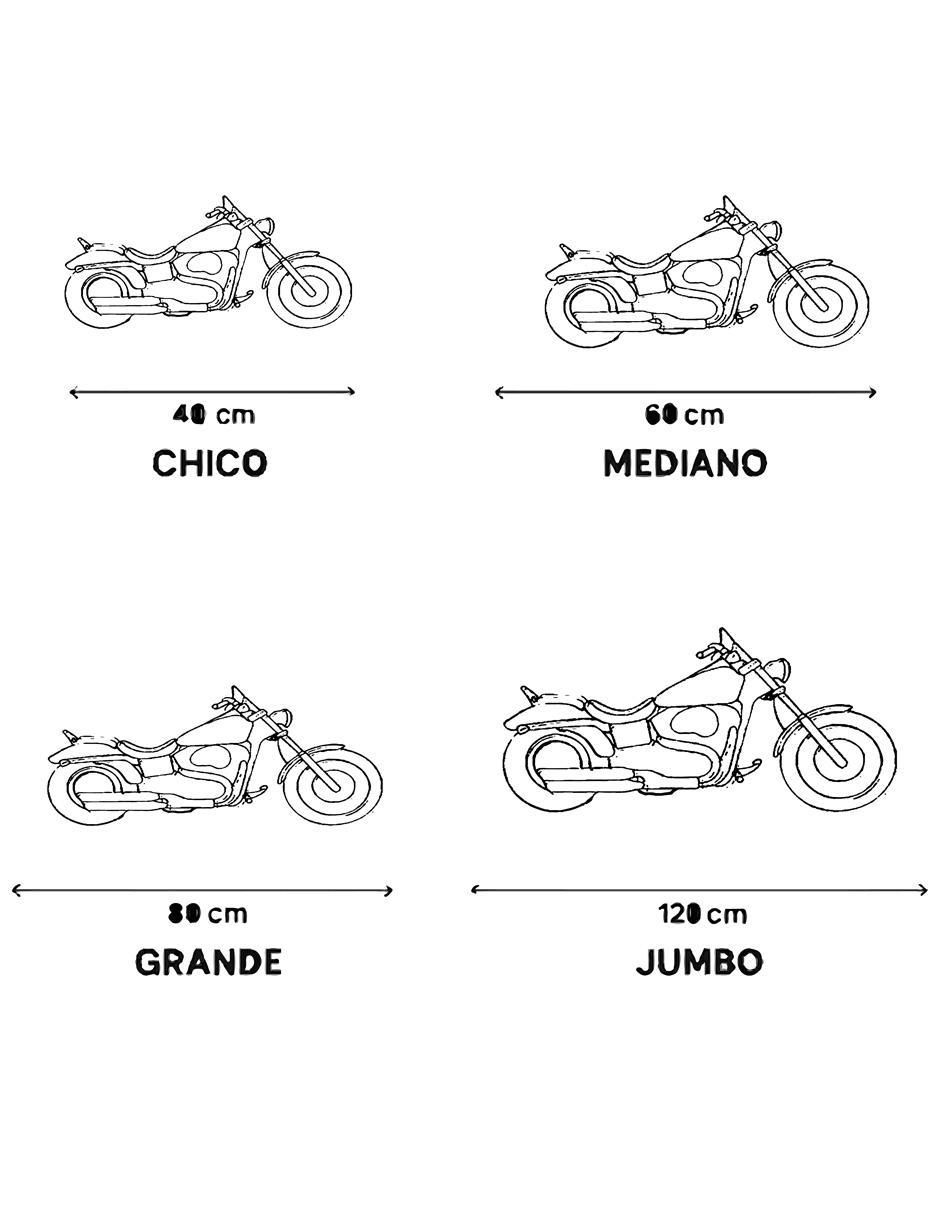 Figura decorativa Moto Bug Mubel Pasaje de metal