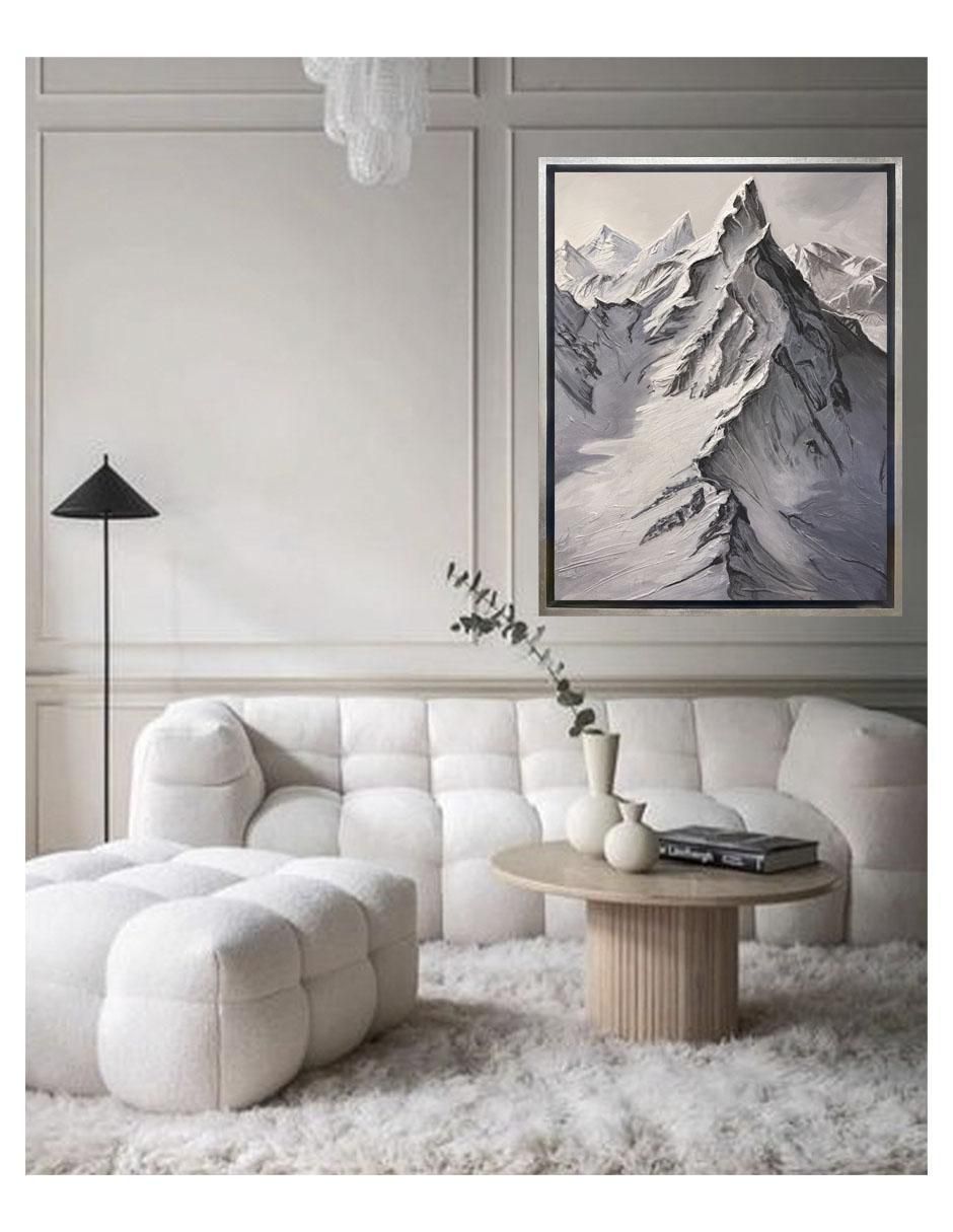 Pintura Mountain técnica mixta Montañas 2