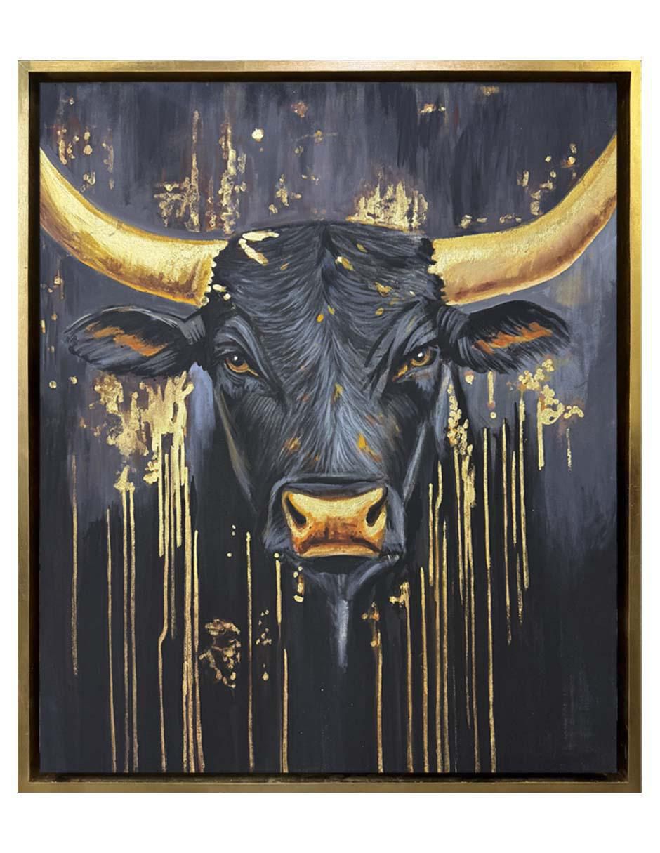 Pintura Keep Going técnica mixta Animalart