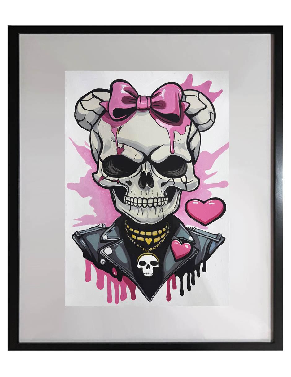 Pintura Darling técnica acrílico Pop Pintura Darling técnica acrílico Pop
