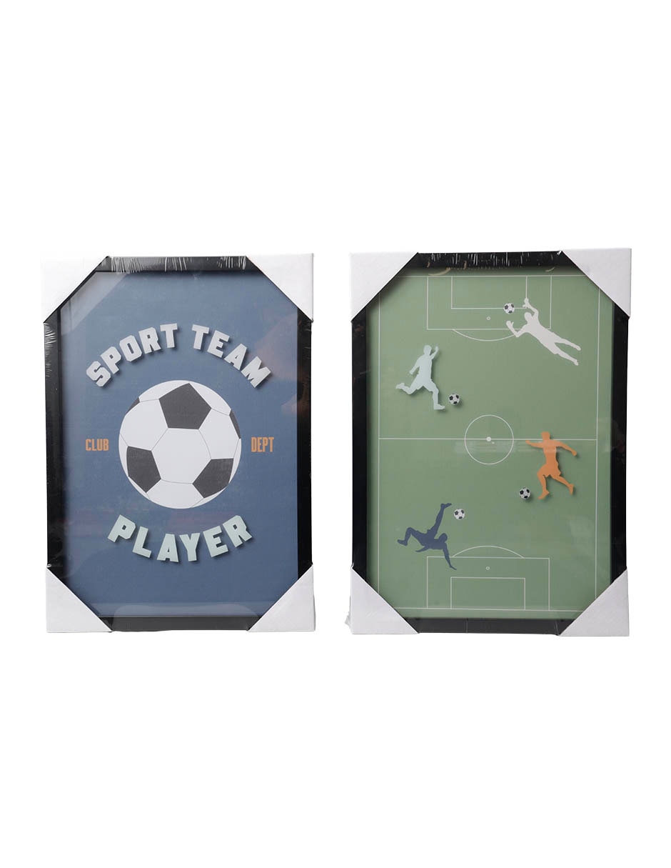 Set litografías Haus Kids Fútbol técnica impresión