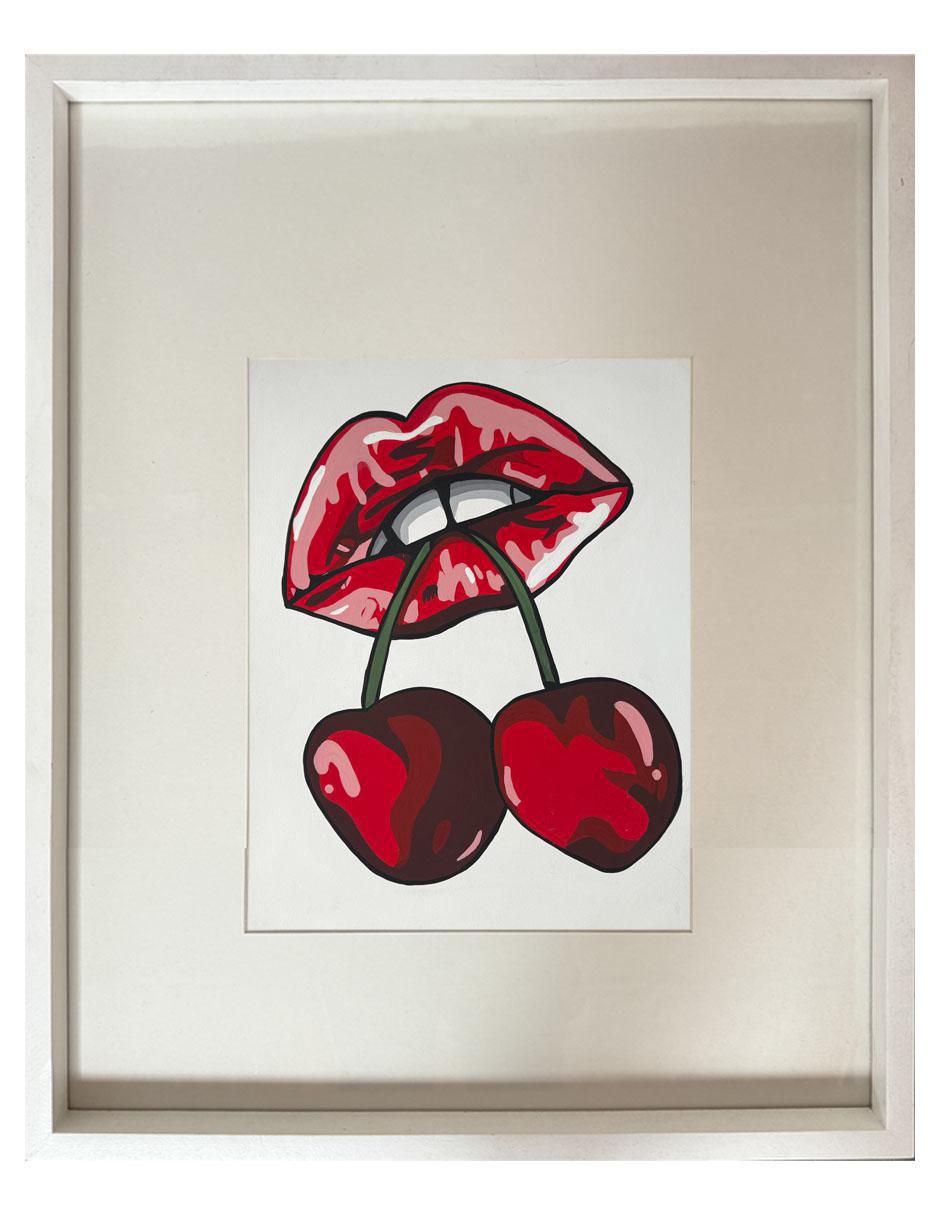 Pintura Cherrycherry técnica acrílico Pop Pintura Cherrycherry técnica acrílico Pop