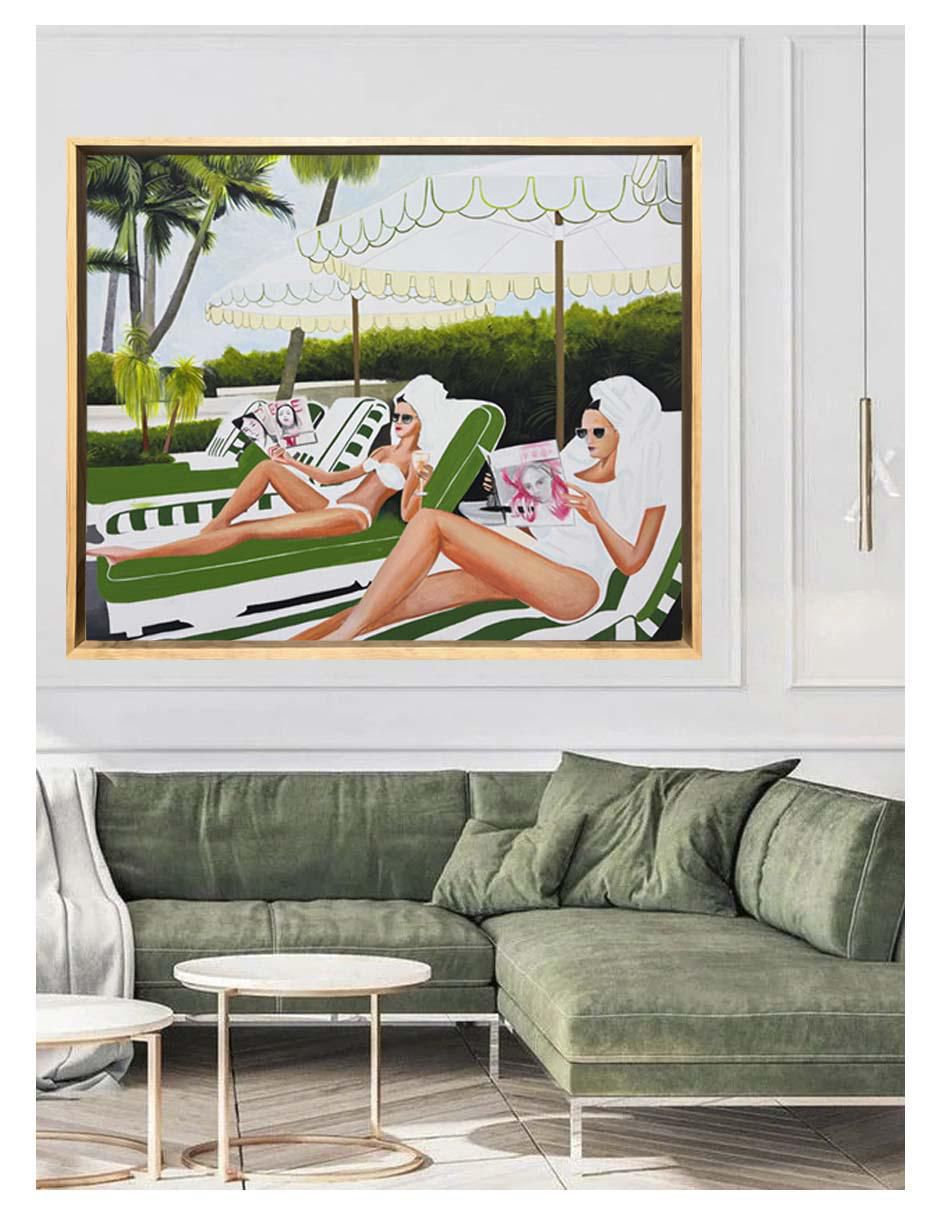 Pintura Vacation técnica acrílico Vacation On 3