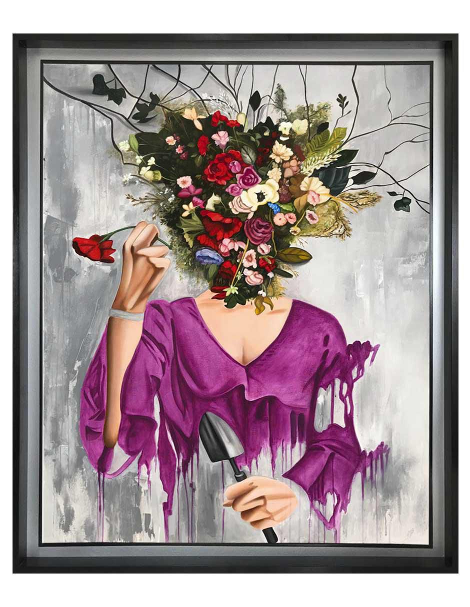 Pintura Actual Beauty I técnica óleo Surrealismo