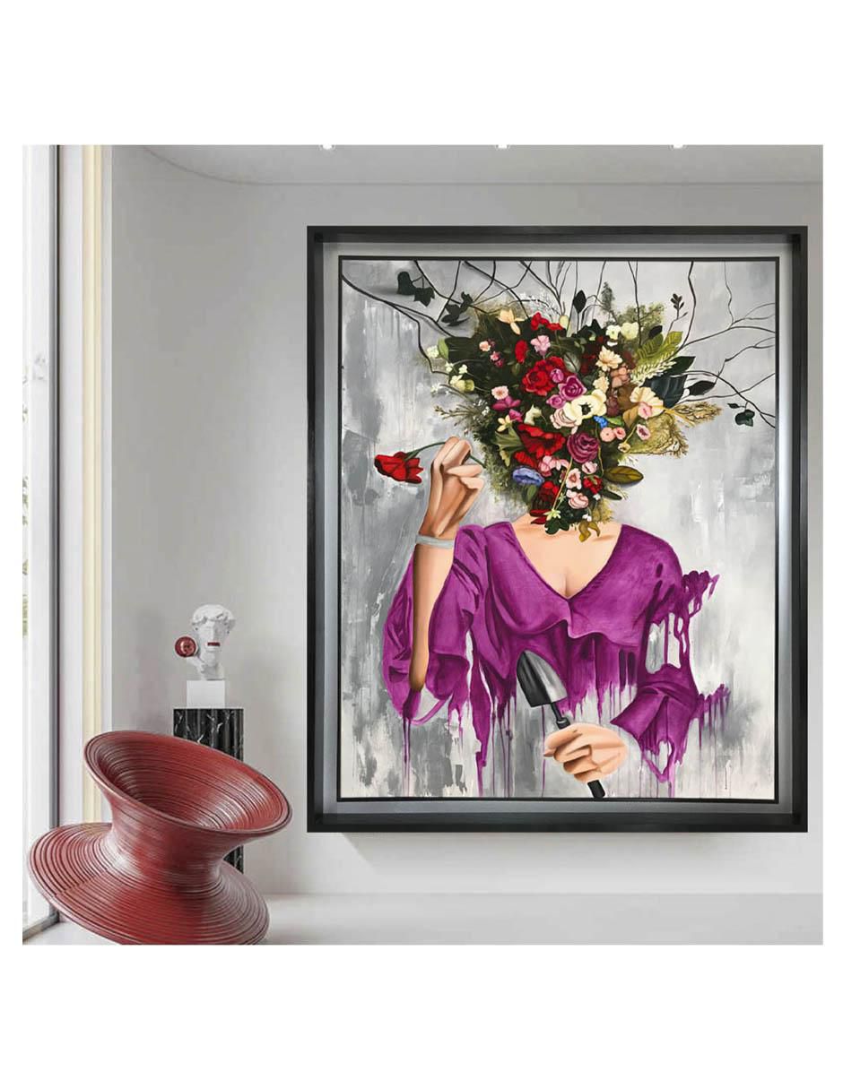 Pintura Actual Beauty I técnica óleo Surrealismo 4