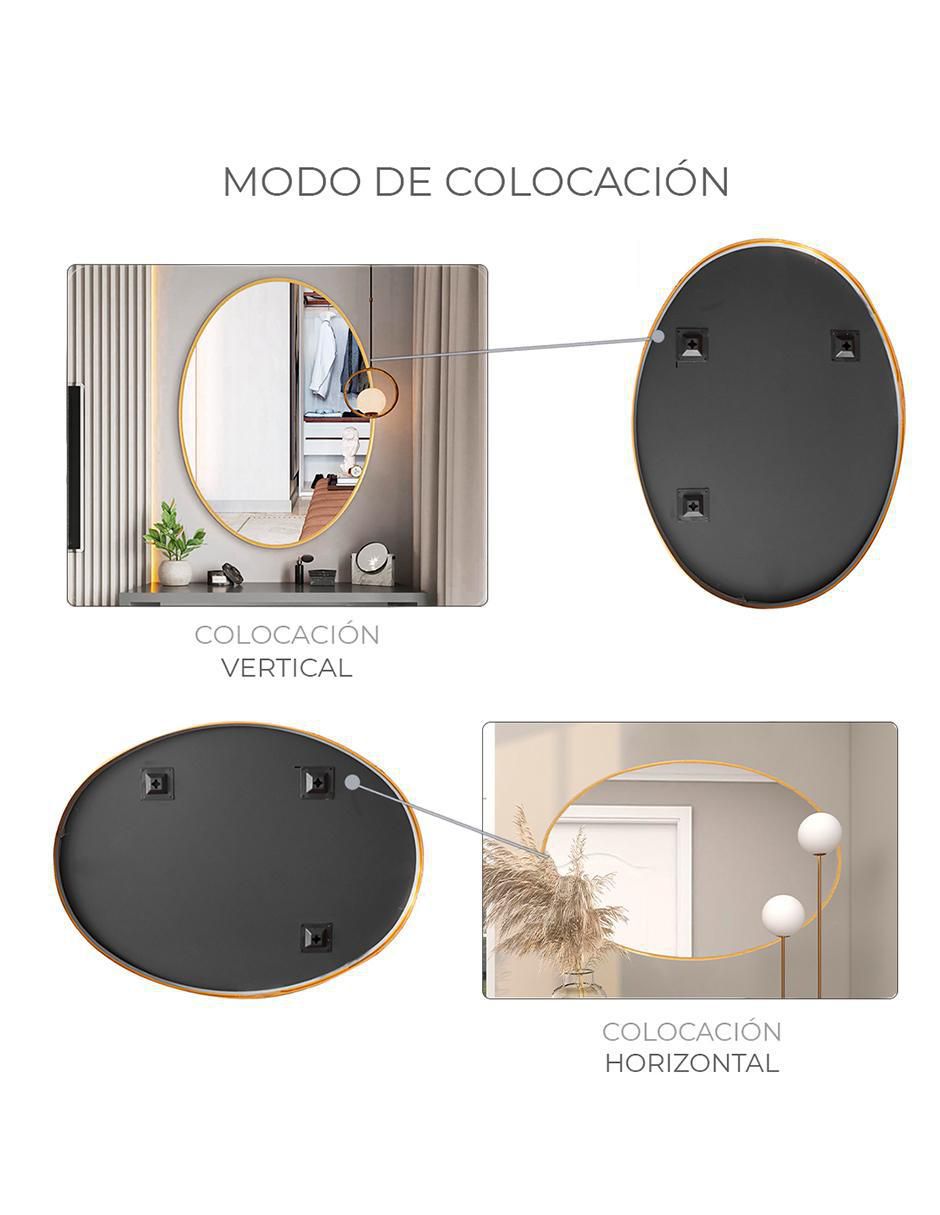 Espejo ovalado Gravita