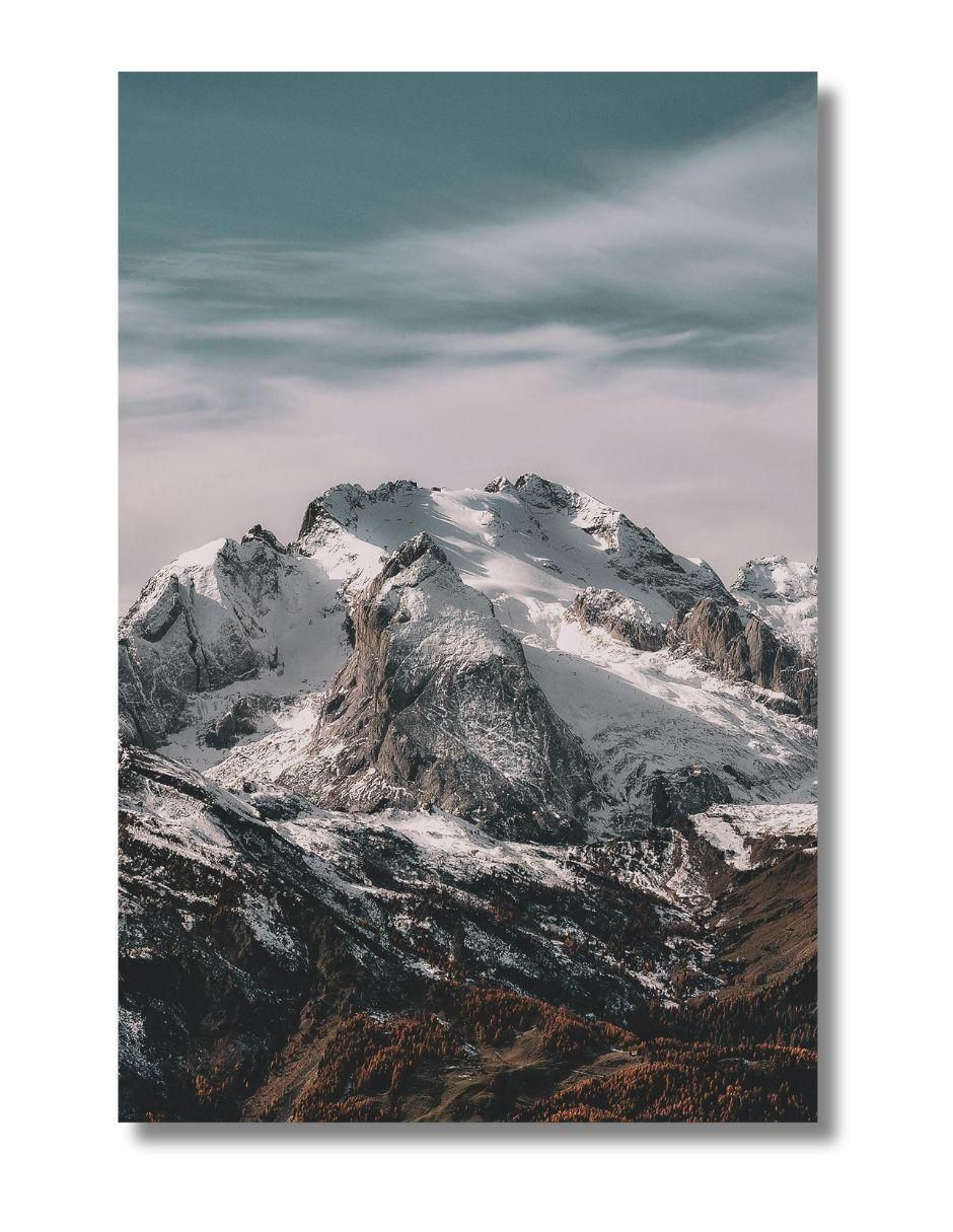 Cuadro decorativo Generica paisaje cima glaciar
