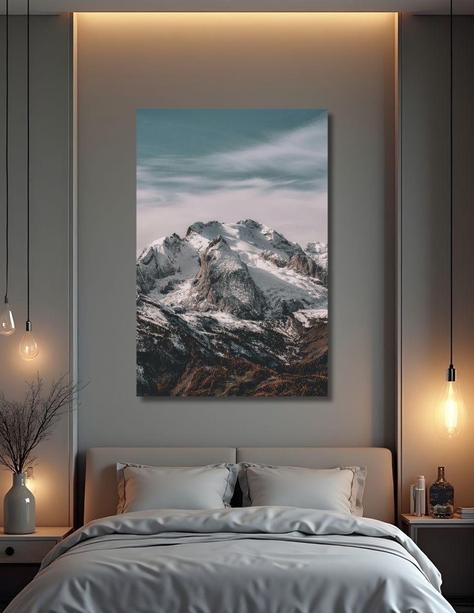 Cuadro decorativo Generica paisaje cima glaciar
