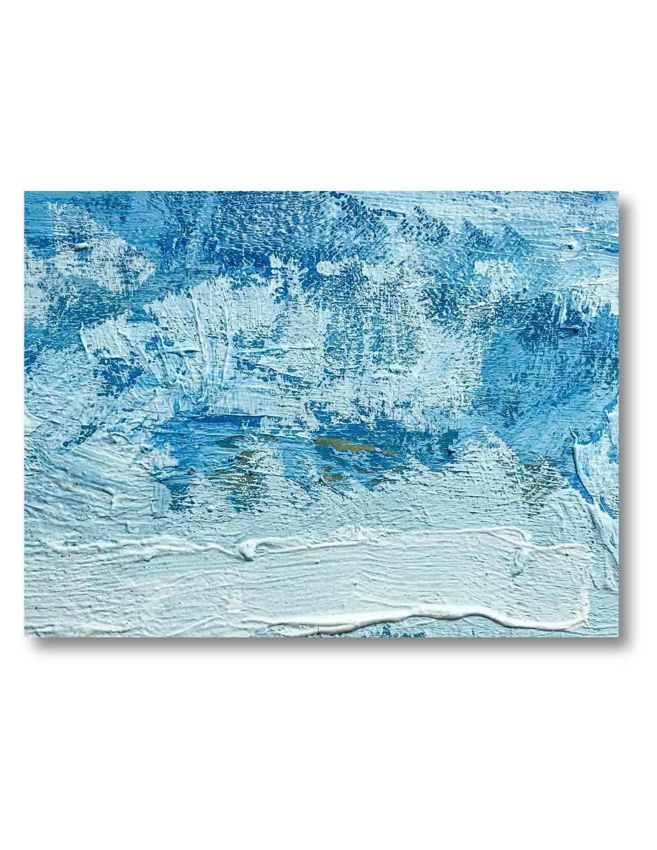 Cuadro decorativo Abstracto Azul Polar