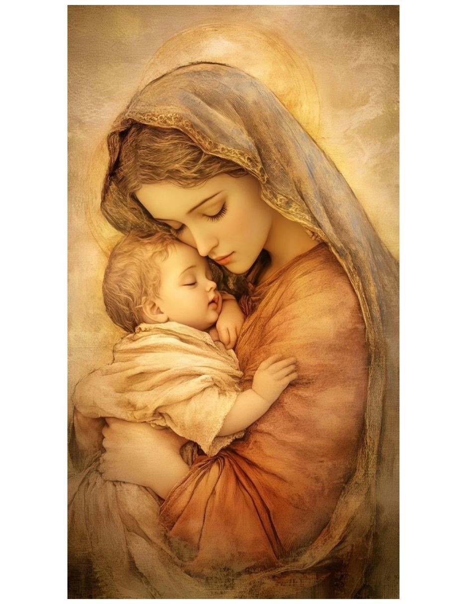Cuadro decorativo Generica Religioso divina maternidad