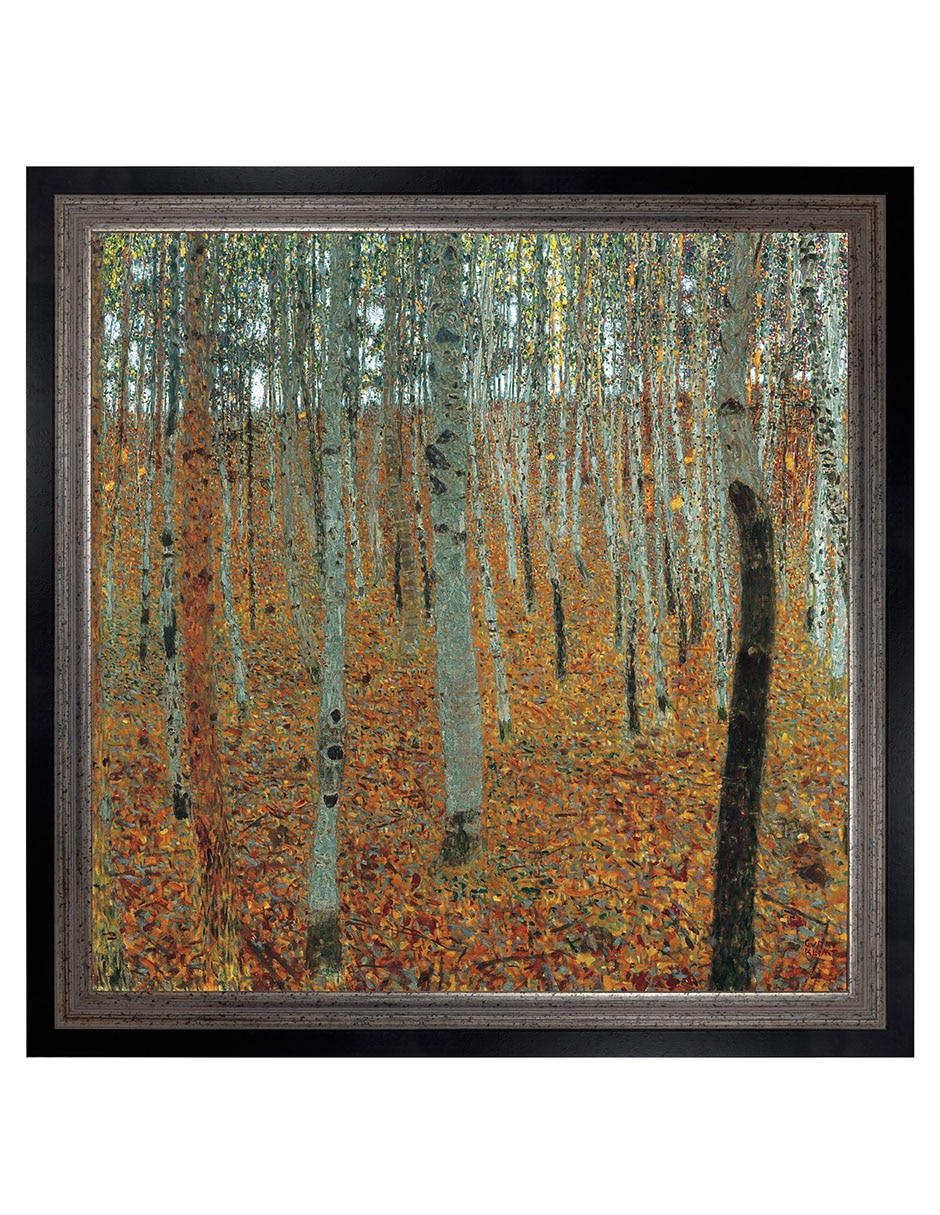 Cuadro decorativo Bosque De Hayas De Gustav Klimt técnica mixta