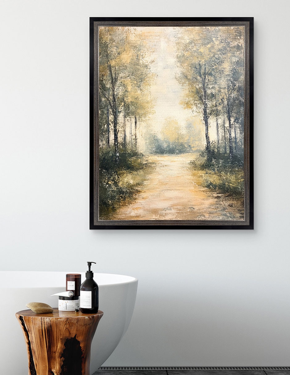 Cuadro decorativo Bosque De Ensueño técnica mixta 2