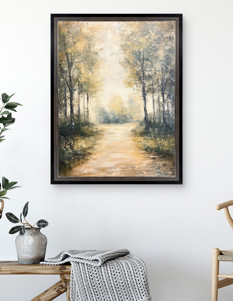 Cuadro decorativo Bosque De Ensueño técnica mixta 3