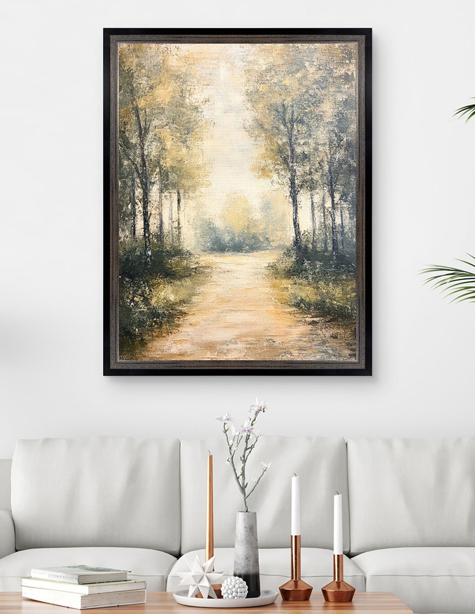 Cuadro decorativo Bosque De Ensueño técnica mixta 4