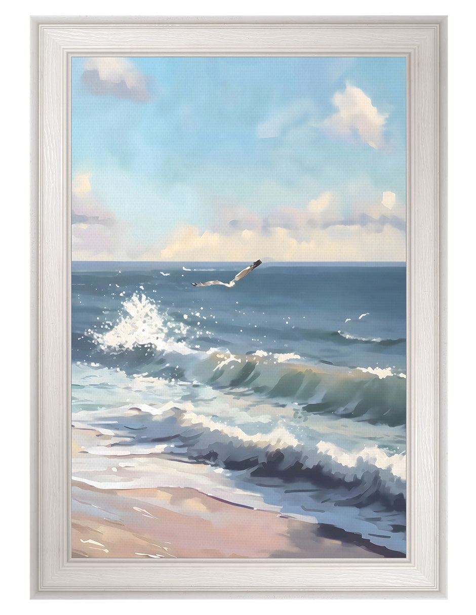 Cuadro decorativo Volando Sobre Las Olas Por Petals Prints Design técnica mixta Cuadro decorativo Volando Sobre Las Olas Por Petals Prints Design técnica mixta