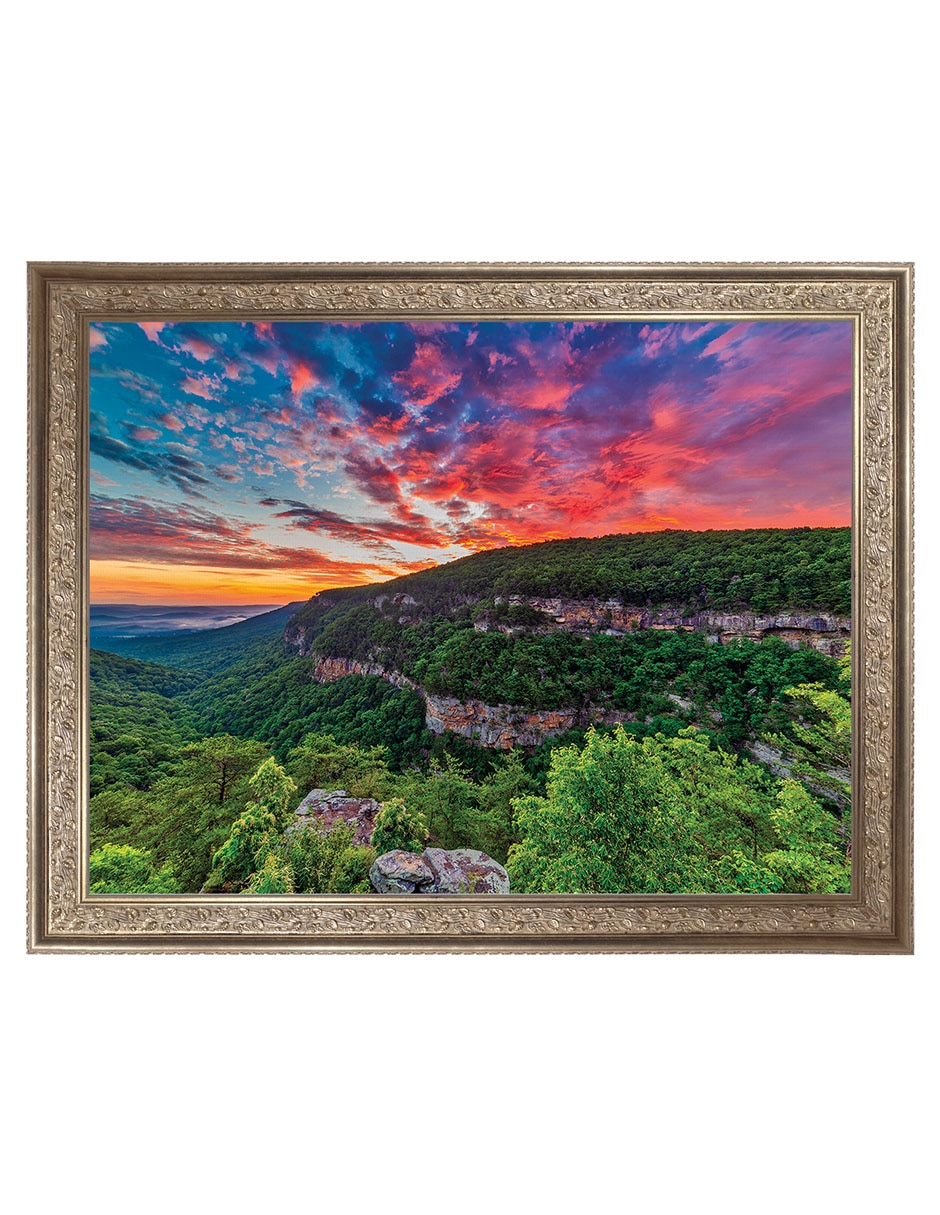 Cuadro decorativo Amanecer En Cloudland Canyon De Andy Crawford técnica mixta