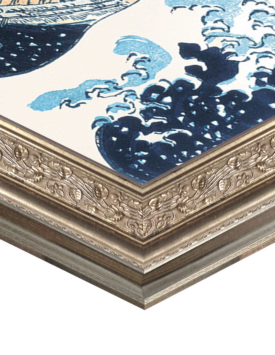 Cuadro decorativo Hokusai La gran ola de Portfolio Arts Group mixta 6