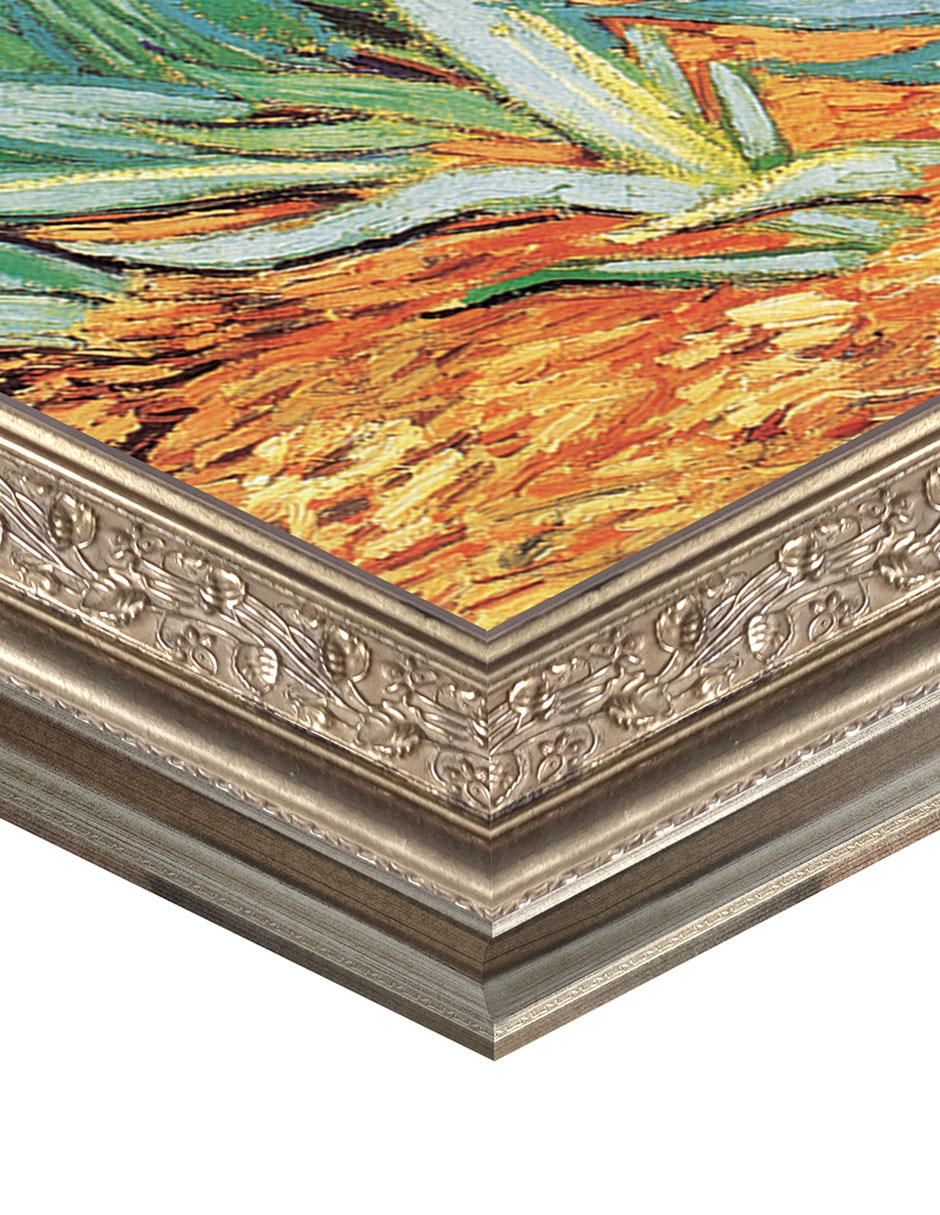 Cuadro decorativo Van Gogh Jardín de iris de Portfolio Arts Group mixta 6