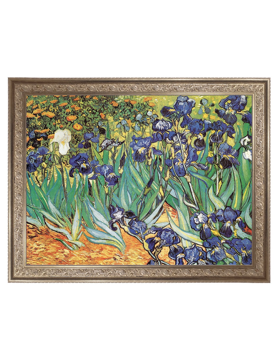 Cuadro decorativo Van Gogh Jardín de iris de Portfolio Arts Group mixta Cuadro decorativo Van Gogh Jardín de iris de Portfolio Arts Group mixta