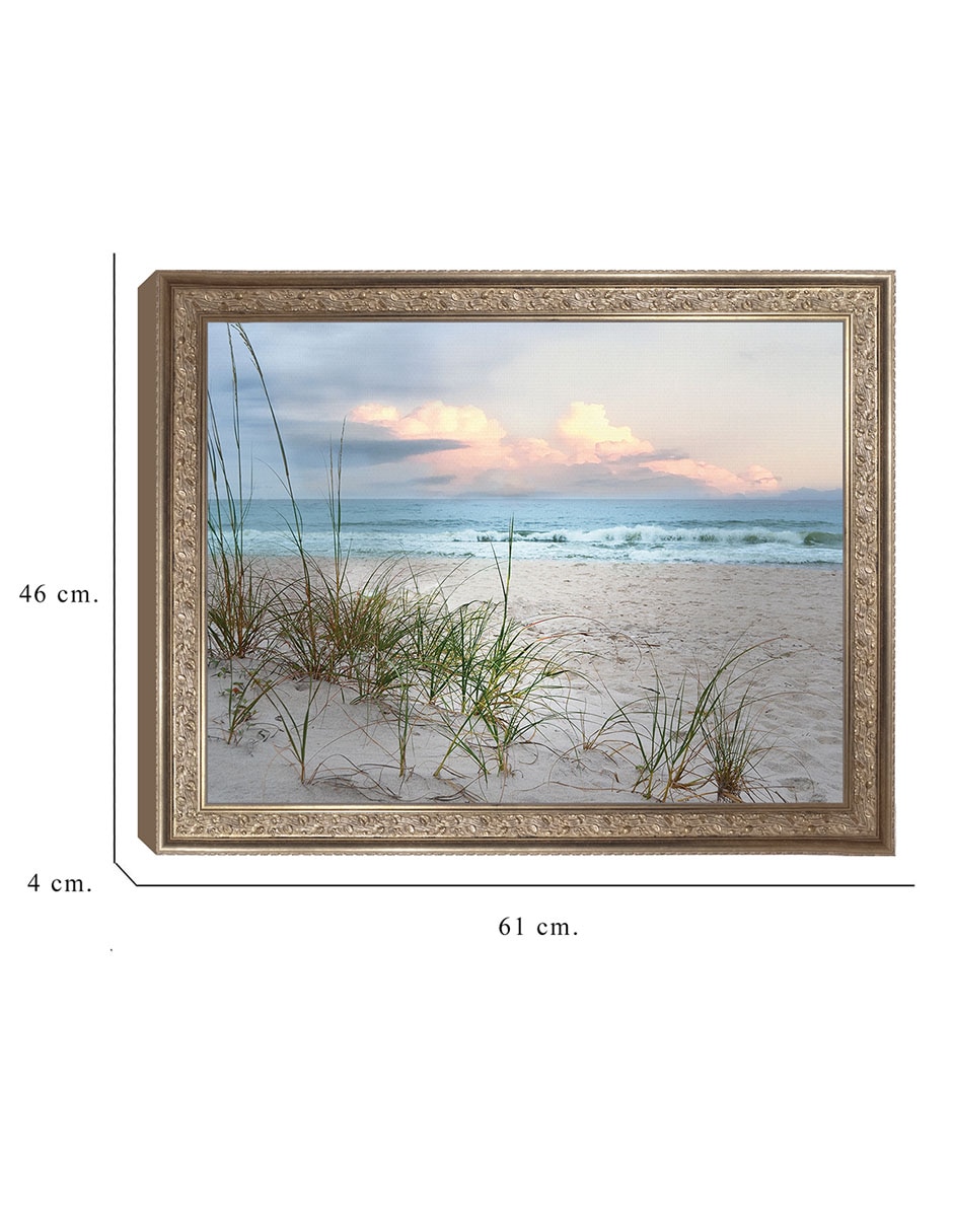 Cuadro decorativo Madera flotante de playa de Nan técnica mixta 8