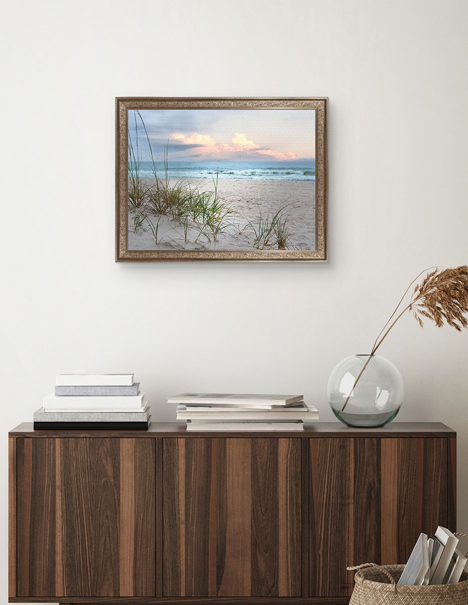 Cuadro decorativo Madera flotante de playa de Nan técnica mixta 4