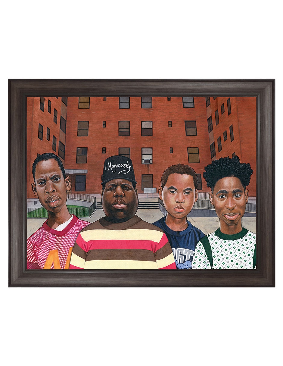 Cuadro decorativo Chicos Del Barrio – Hip Hop De Manasseh Johnson técnica mixta Cuadro decorativo Chicos Del Barrio – Hip Hop De Manasseh Johnson técnica mixta