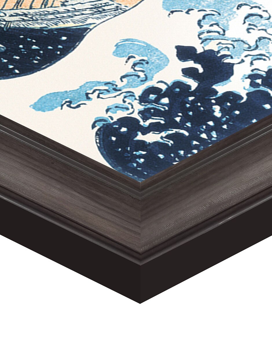 Cuadro decorativo Hokusai – La Gran Ola De Portfolio Arts Group técnica mixta 5