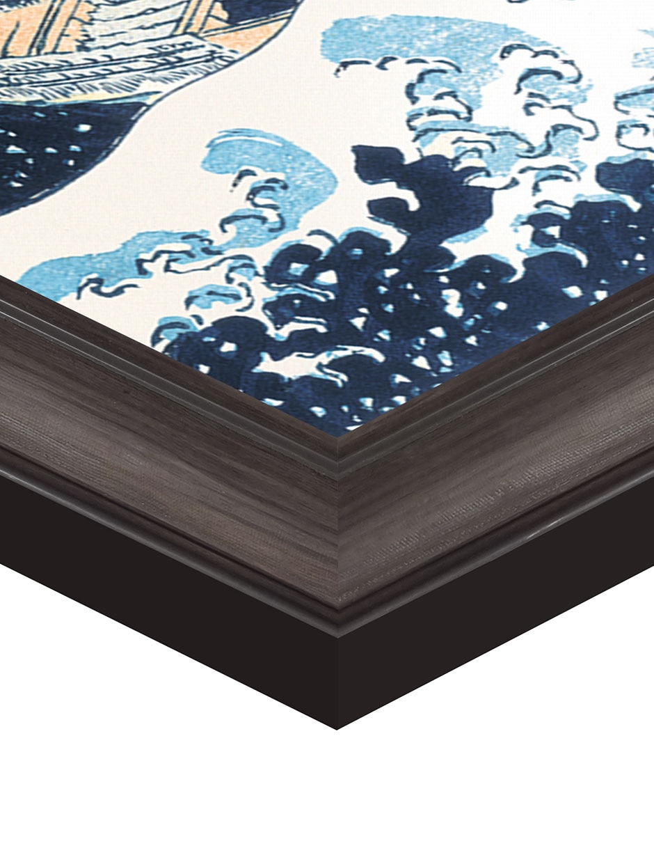 Cuadro decorativo Hokusai La gran ola de Portfolio Arts Group mixta 2