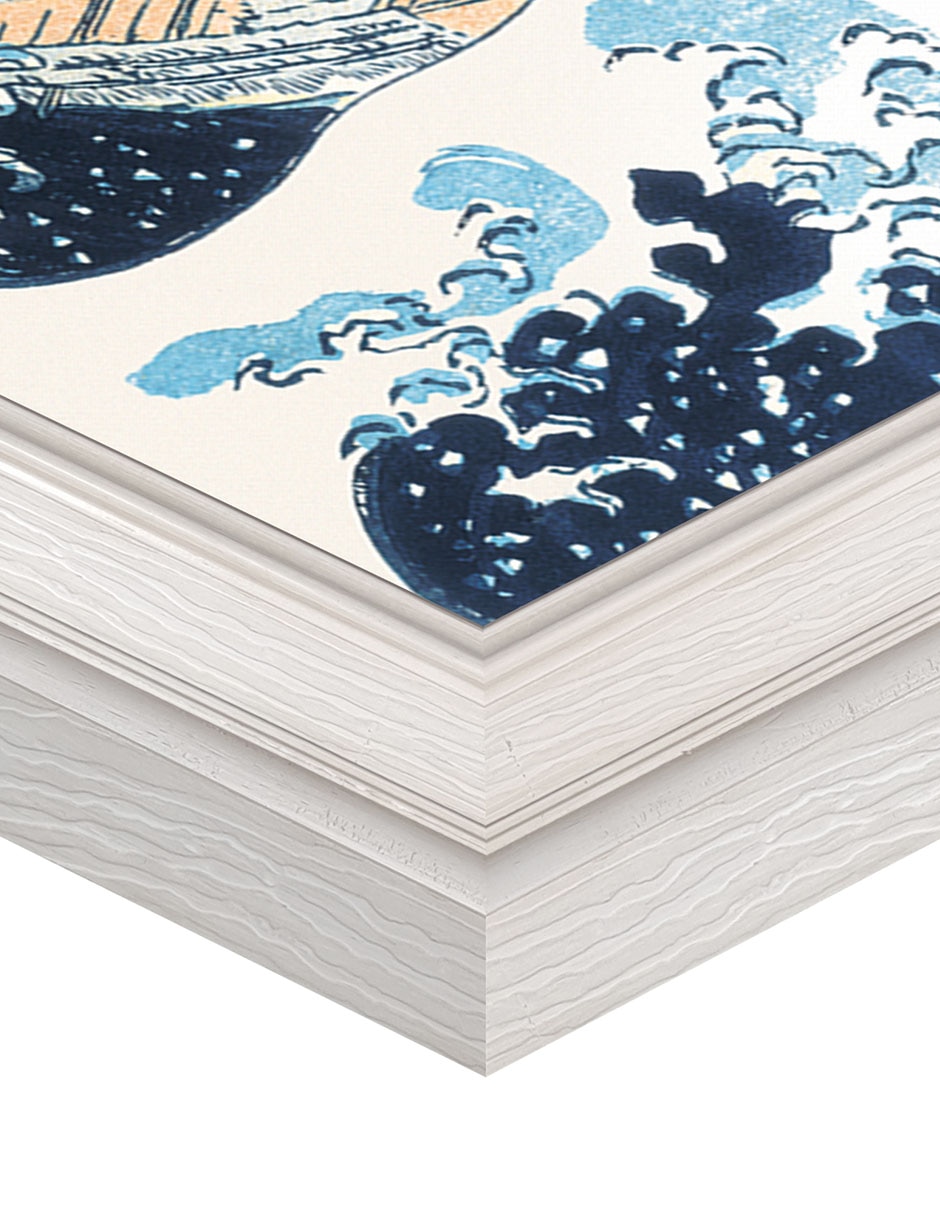 Cuadro decorativo Hokusai La gran ola de Portfolio Arts Group mixta 2
