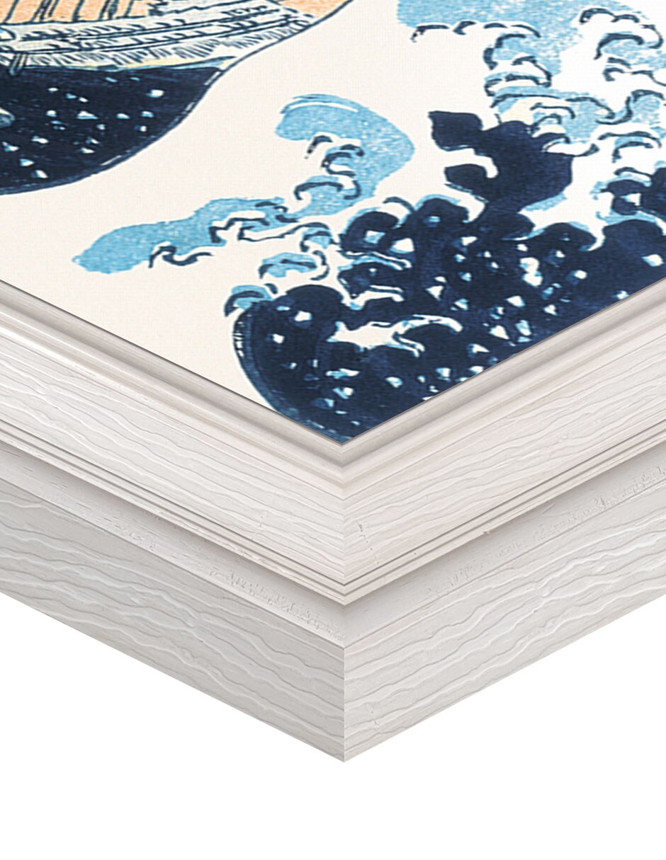 Cuadro decorativo Hokusai – La Gran Ola De Portfolio Arts Group técnica mixta 5