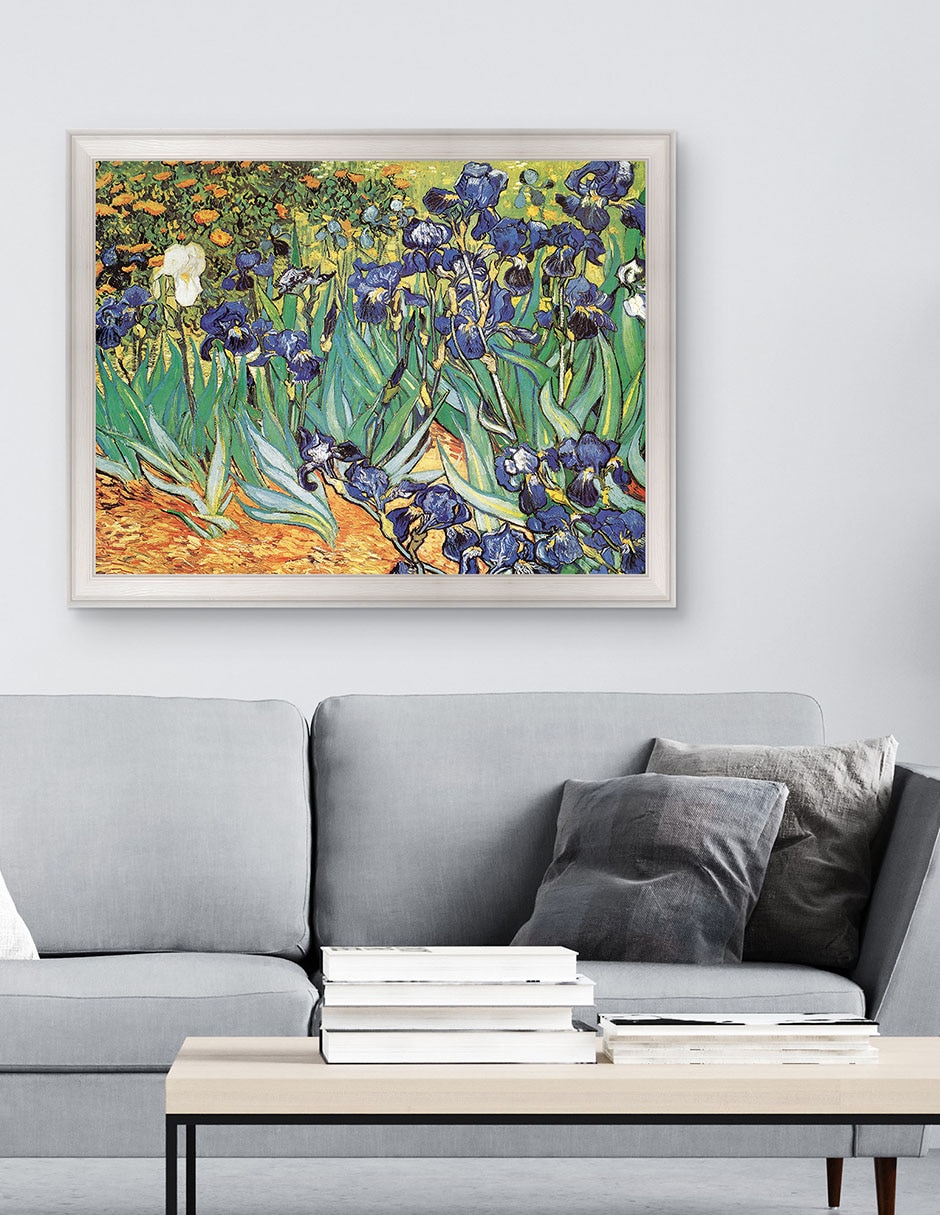 Cuadro decorativo Van Gogh – Jardín De Iris De Portfolio Arts Group técnica mixta 2