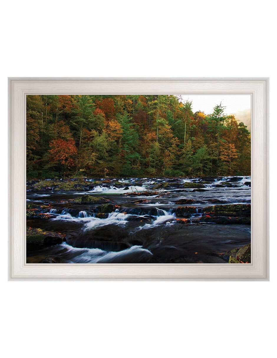 Cuadro decorativo Otoño En El Río Tellico De Andy Crawford técnica mixta
