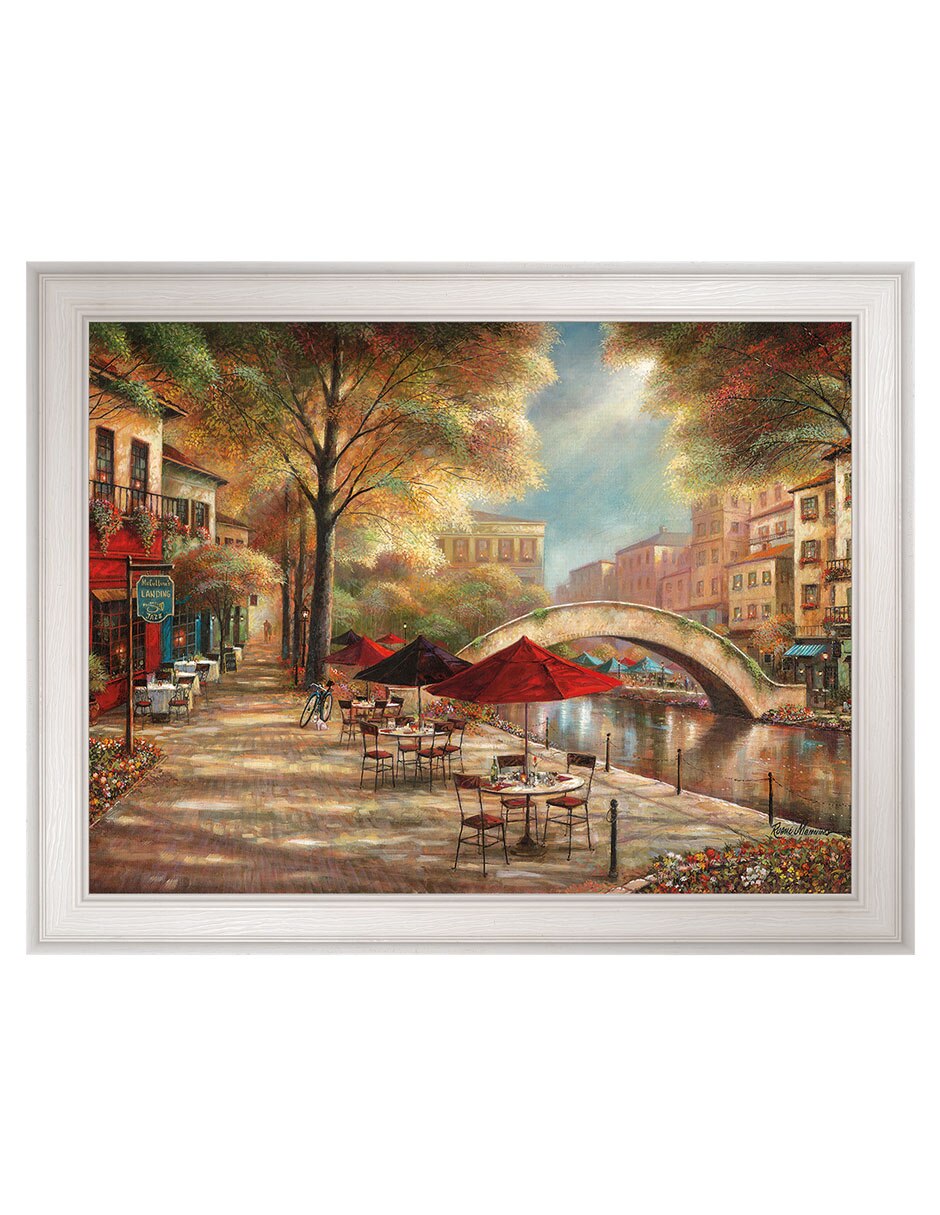 Cuadro decorativo Encanto Del Paseo Del Río De Ruane Manning técnica mixta Cuadro decorativo Encanto Del Paseo Del Río De Ruane Manning técnica mixta