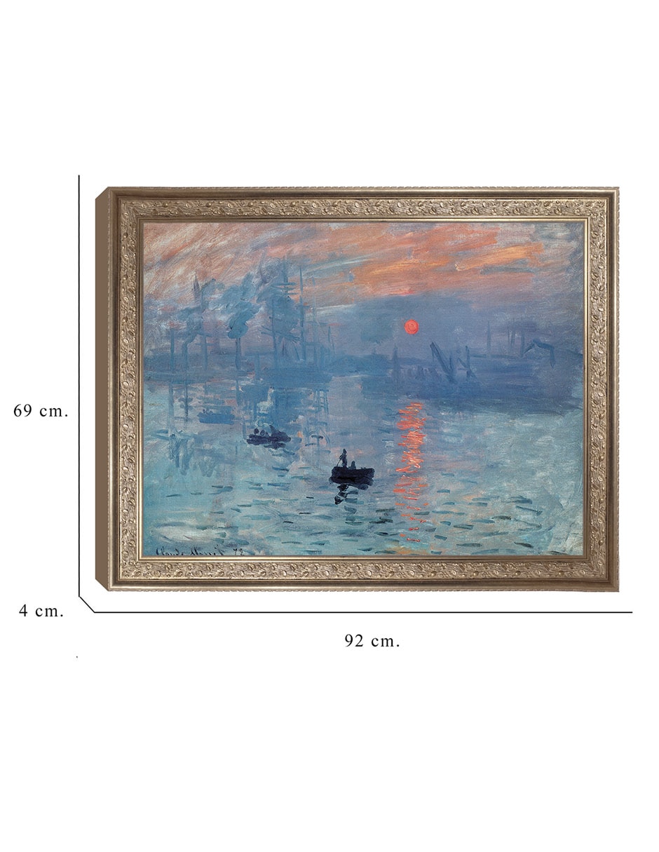 Cuadro decorativo Monet – Impresión: Sol Naciente De Portfolio Arts Group técnica mixta 6