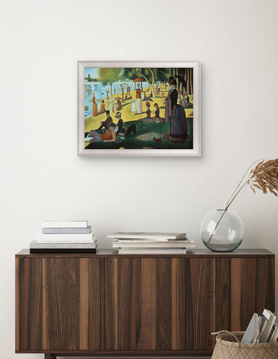 Cuadro decorativo Seurat Tarde de domingo en la isla de Portfolio Arts Group mixta 4