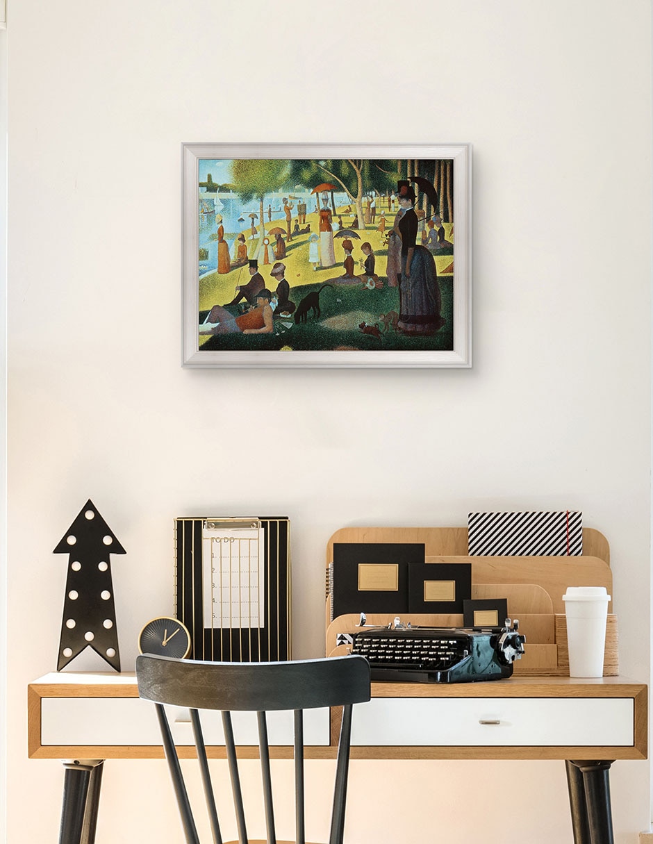 Cuadro decorativo Seurat Tarde de domingo en la isla de Portfolio Arts Group mixta 3