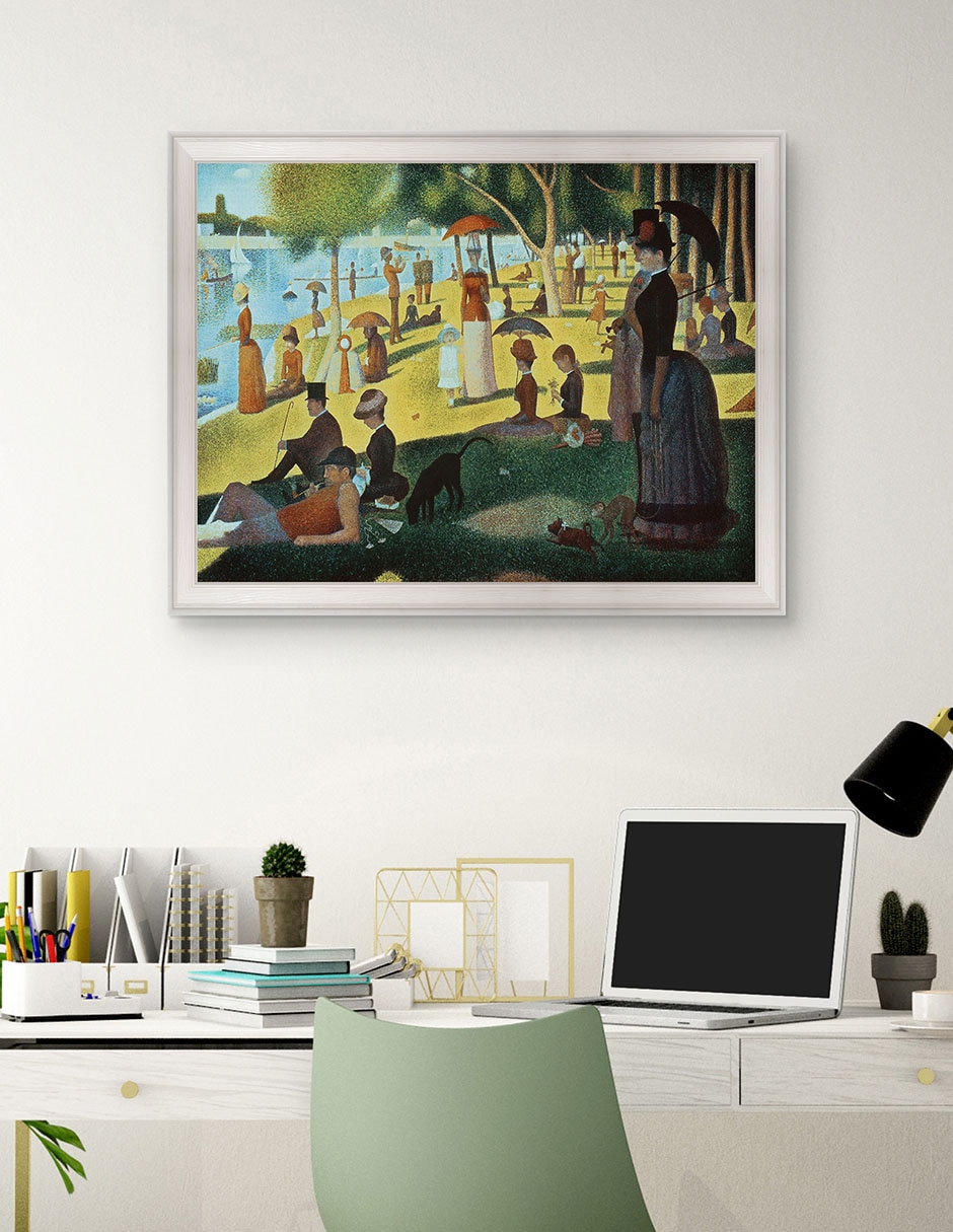 Cuadro decorativo Seurat – Tarde De Domingo En La Isla De Portfolio Arts Group técnica mixta 3