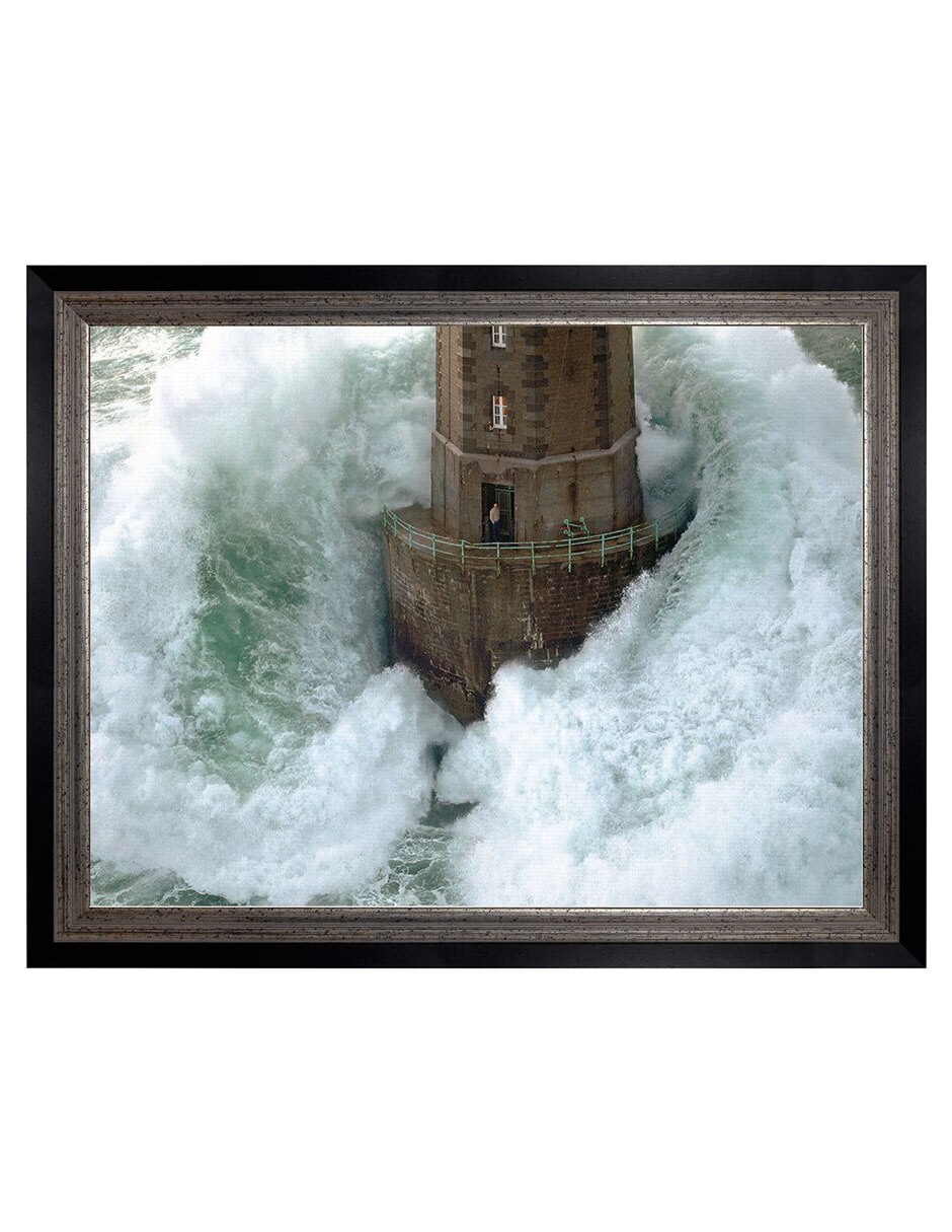 Cuadro decorativo Faros En La Tormenta – La Jument De Jean Guichard técnica mixta