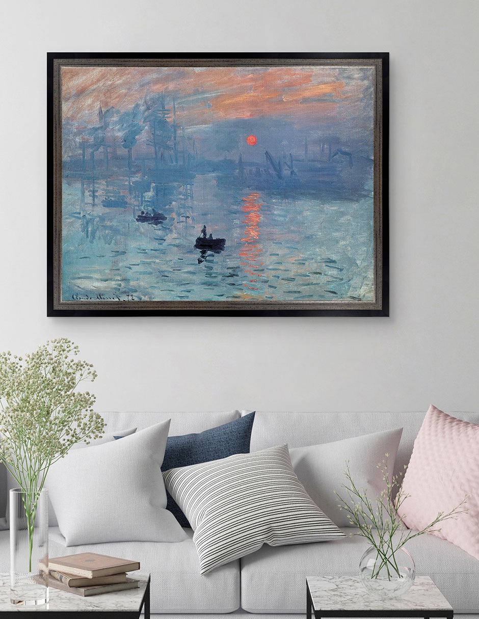 Cuadro decorativo Monet – Impresión: Sol Naciente De Portfolio Arts Group técnica mixta 2