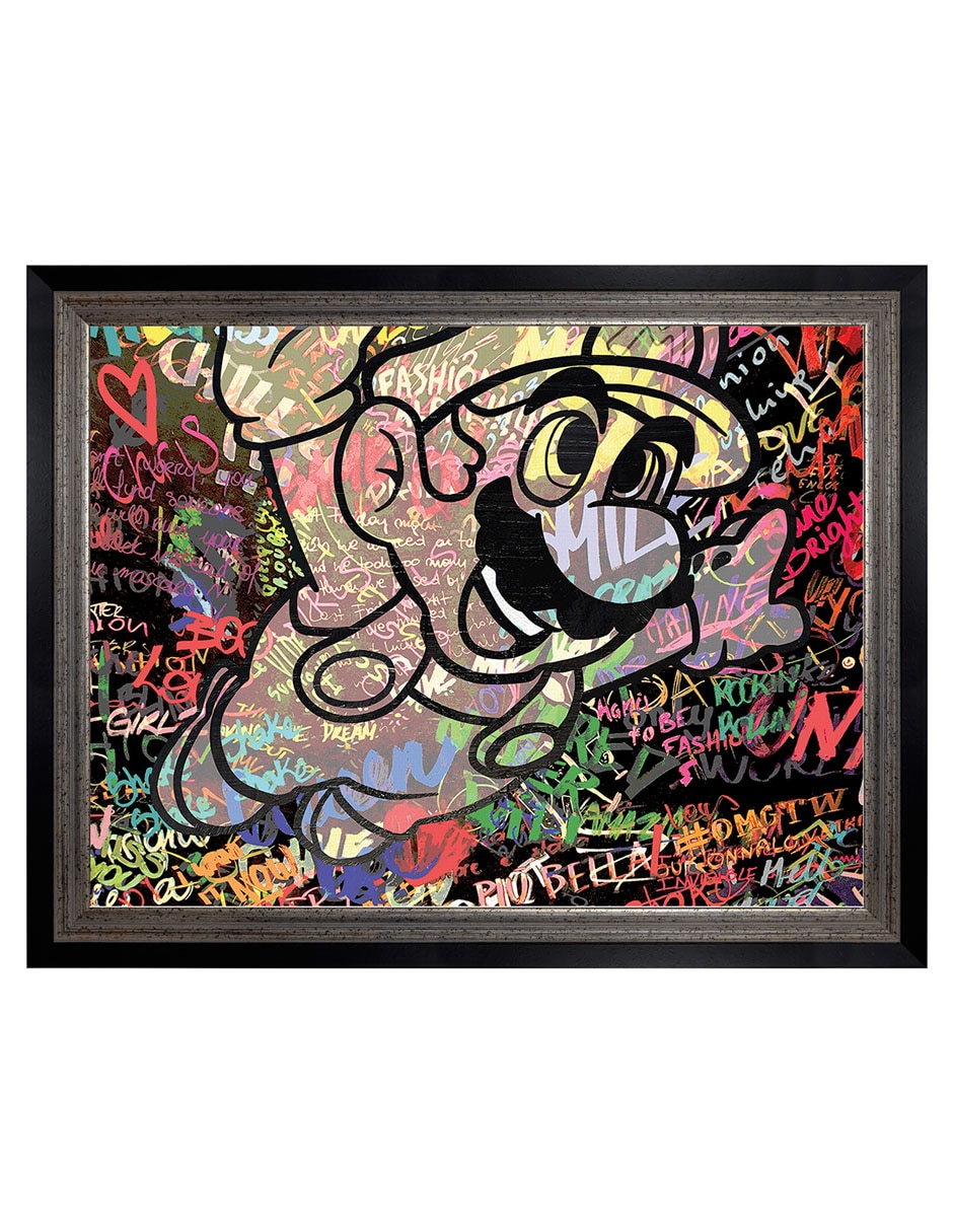 Cuadro decorativo Graffiti De Mario Caricatura De The Pop Art Factory técnica mixta