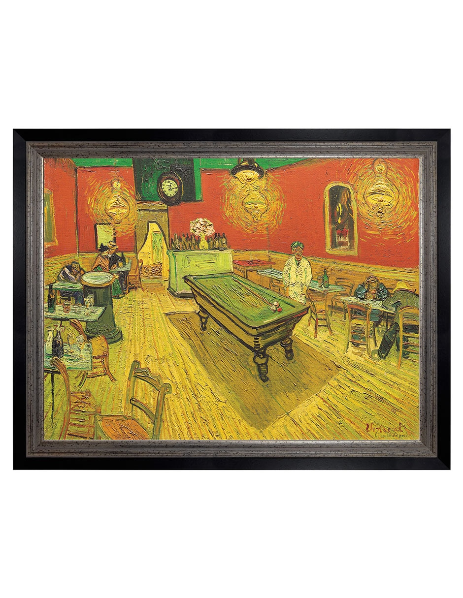 Cuadro decorativo Café Nocturno Con Mesa De Billar De Portfolio Arts Group técnica mixta Cuadro decorativo Café Nocturno Con Mesa De Billar De Portfolio Arts Group técnica mixta