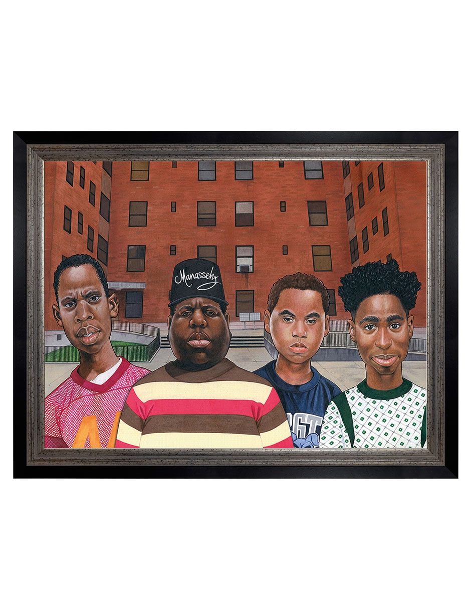 Cuadro decorativo Chicos Del Barrio – Hip Hop De Manasseh Johnson técnica mixta Cuadro decorativo Chicos Del Barrio – Hip Hop De Manasseh Johnson técnica mixta