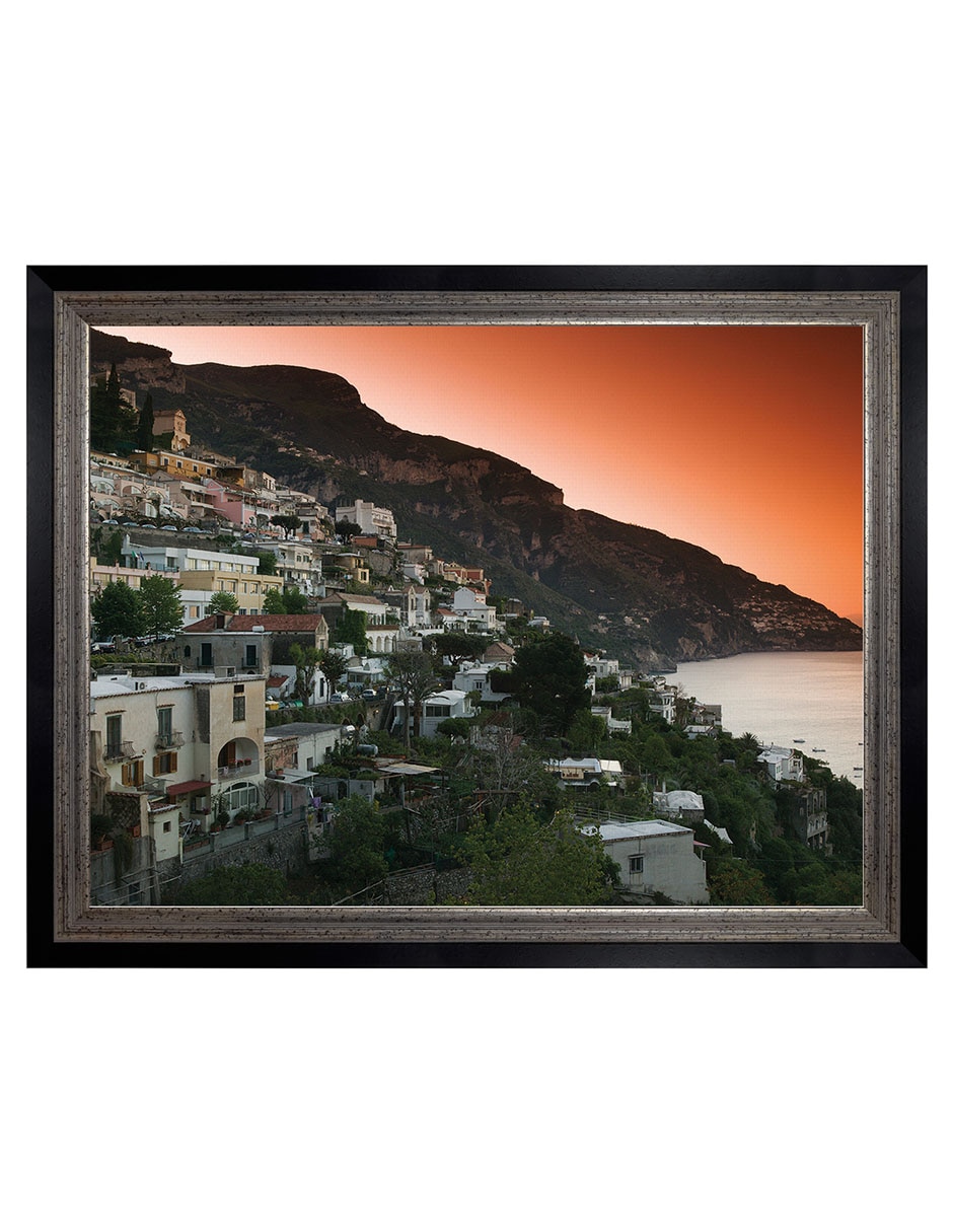 Cuadro decorativo Pueblo En La Ladera De Campania De Panoramic Images técnica mixta