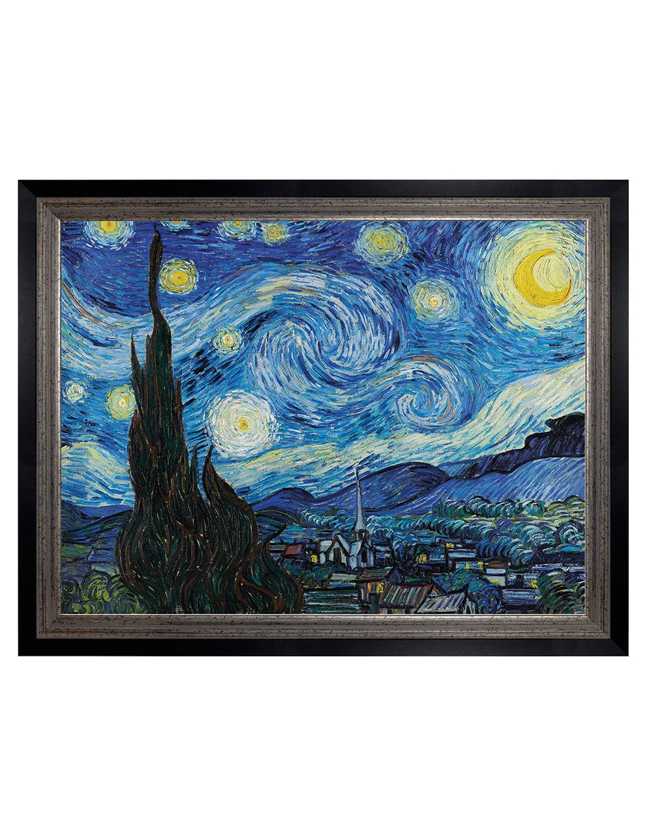 Cuadro decorativo La Noche Estrellada (1889 De Vincent Van Gogh técnica mixta Cuadro decorativo La Noche Estrellada (1889 De Vincent Van Gogh técnica mixta